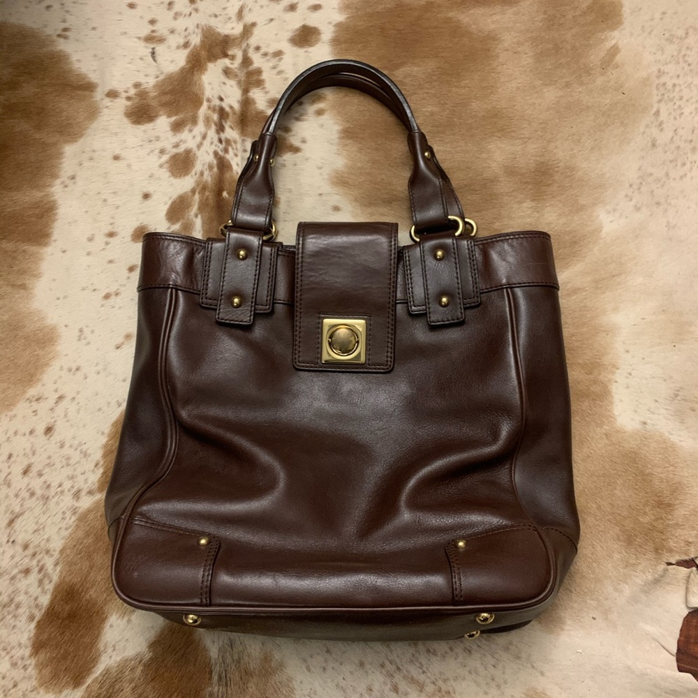 Banana Republic brown genuine leather bag